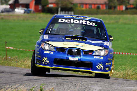 Den syvdobbelte danmarksmester Karl-Åge Jensen er tilbage i en gruppe N Subaru Impreza.
(Foto: Subaru Rally Team DK)